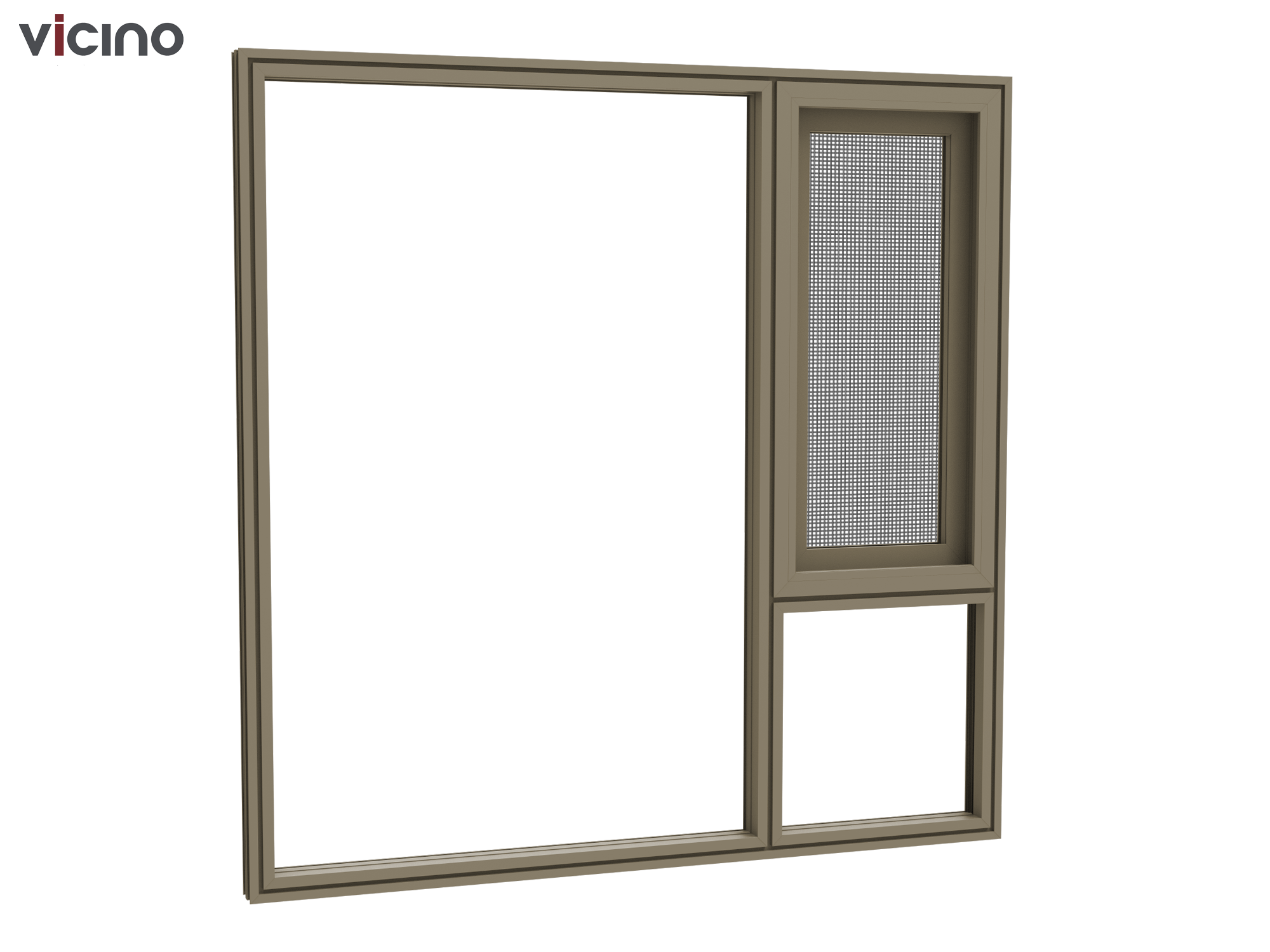 月之瞳-斷橋窗紗一體外平開(kāi)窗